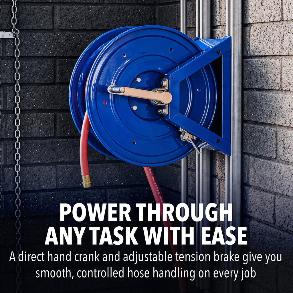 Coxreels 1125-4-100 Hose Reel, Hand Crank