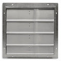 16" Backdraft Damper / Wall Shutter, 16-1/2" x 16-1/2"