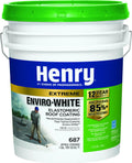 Henry Company HE687406 Enviro Premium White Roof Coating, 5 Gal, White