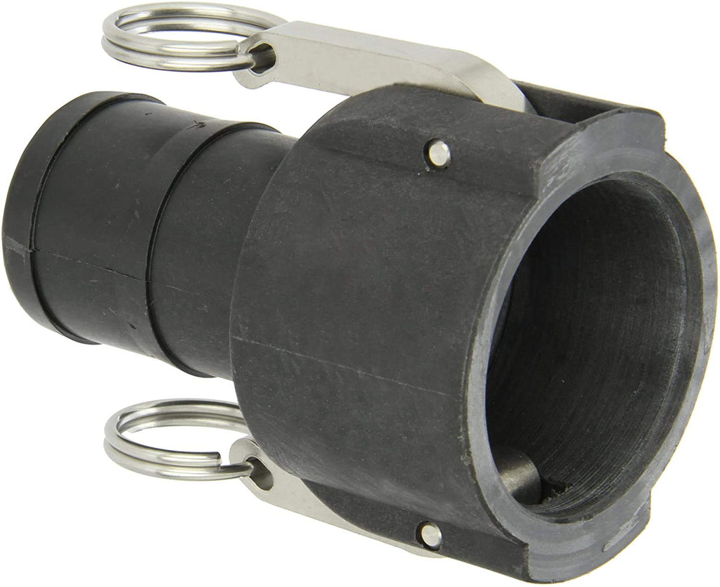 Banjo Corp 200C Polypropylene Cam & Groove Fitting, 2 inches Female Coupler x Hose Shank (Single pack)