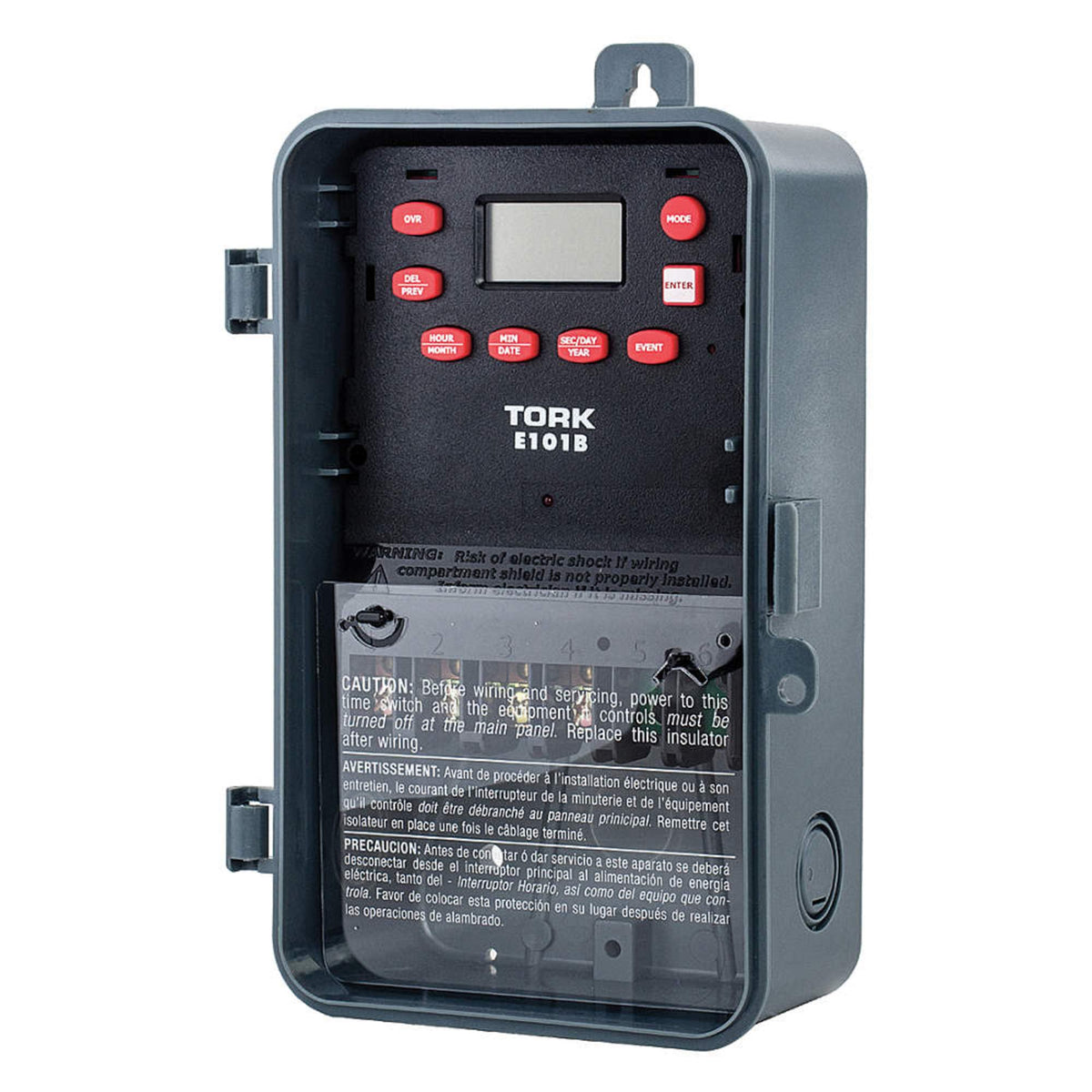 Tork Electronic Timer, 24 hr, SPST