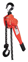 Dayton 49CX79 Lever Chain Hoist, 3000 lb Capacity, 15 ft Lift