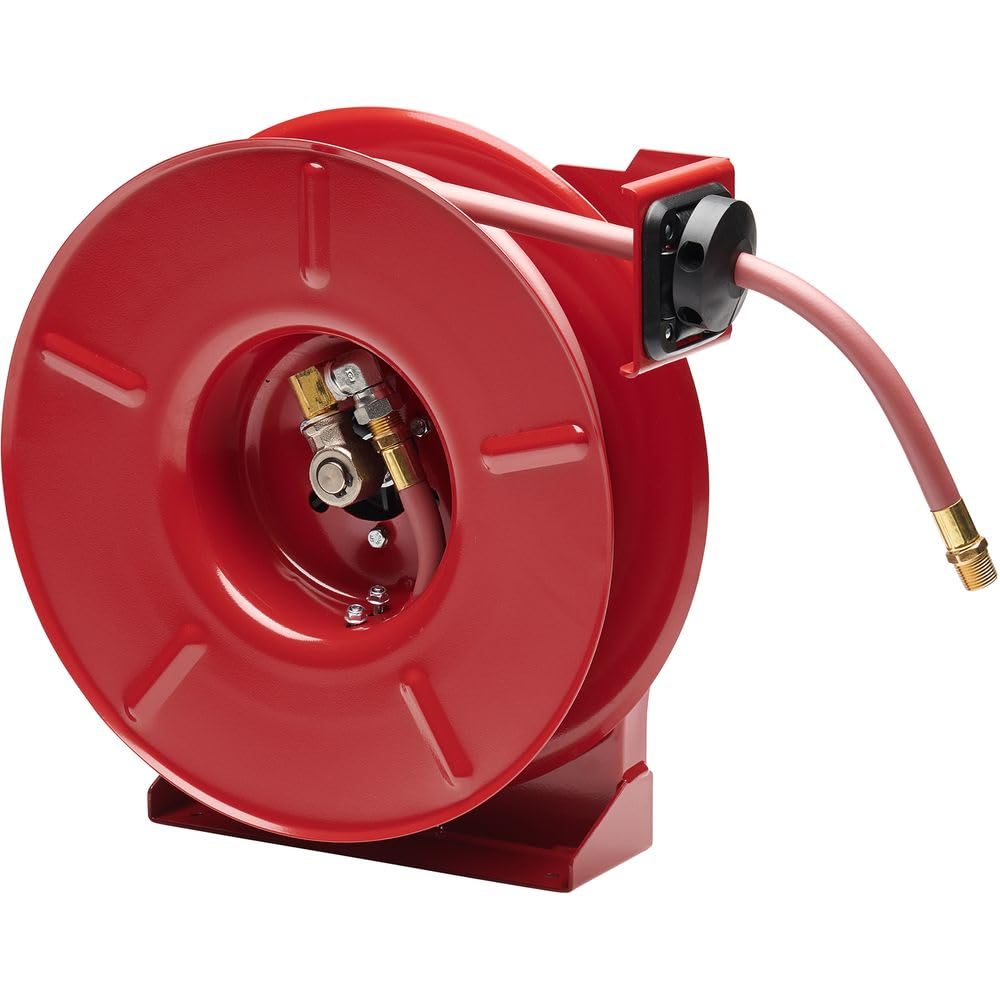 Reelcraft A5850 OLP 1/2-Inch by 50-Feet Spring Driven Hose Reel for Air/Water