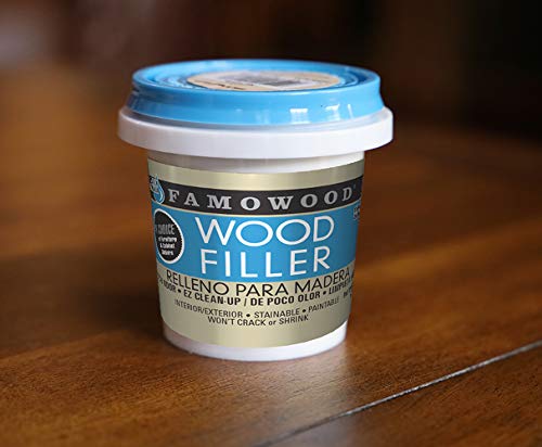 FamoWood 40002126 Latex Wood Filler Natural, Gallon, Net Wt 13.0 lbs