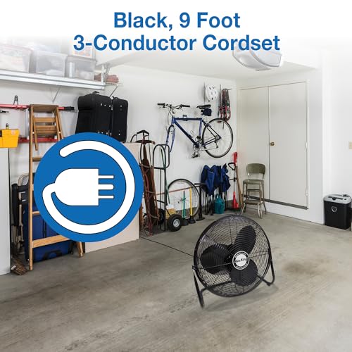 Air King Industrial Grade High Velocity Pivoting Floor Fan