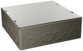 Wiegmann SC121204 SC-Series NEMA 1 Screw Cover Wallmount Pull Box with Knockouts, Painted Steel, 12" x 12" x 4"