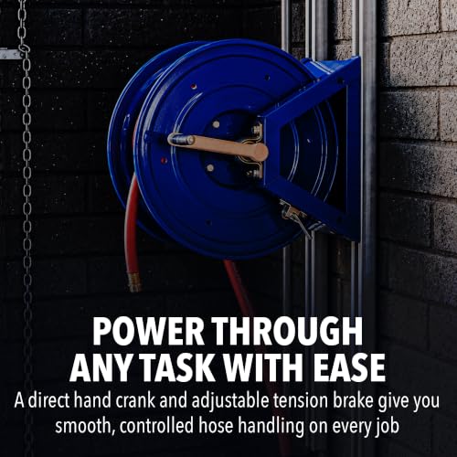 Coxreels 1125-4-100 Hose Reel, Hand Crank
