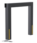 Vestil D-150-12 Vinyl Dock Seal 12 in. 8 Ft. x 8 Ft. Black