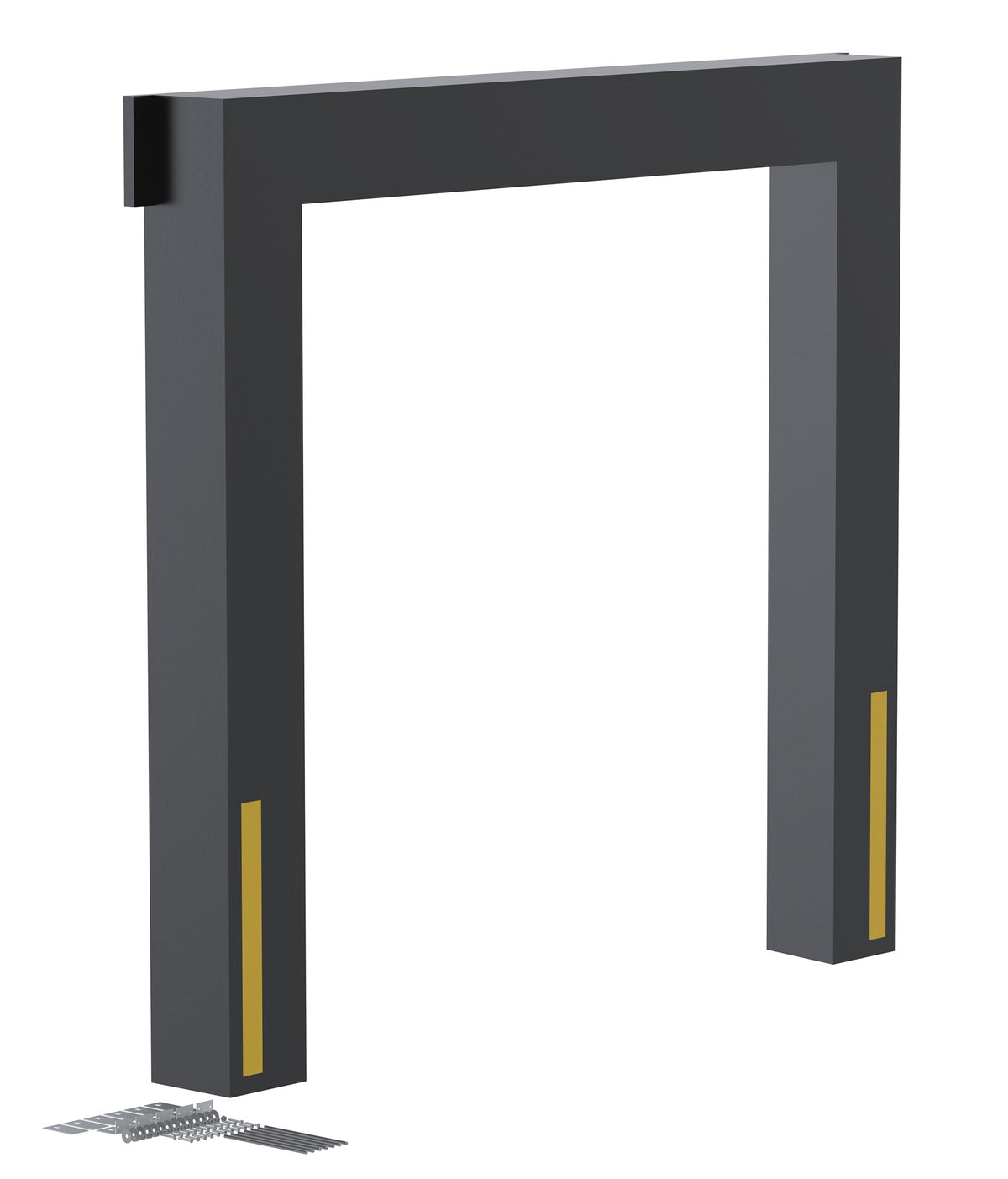 Vestil D-150-12 Vinyl Dock Seal 12 in. 8 Ft. x 8 Ft. Black