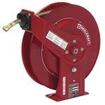 Reelcraft TW7450 OLPT Fuel Gas Reel with Hose & Bumper, 1/4" x 50 ft, 200 psi