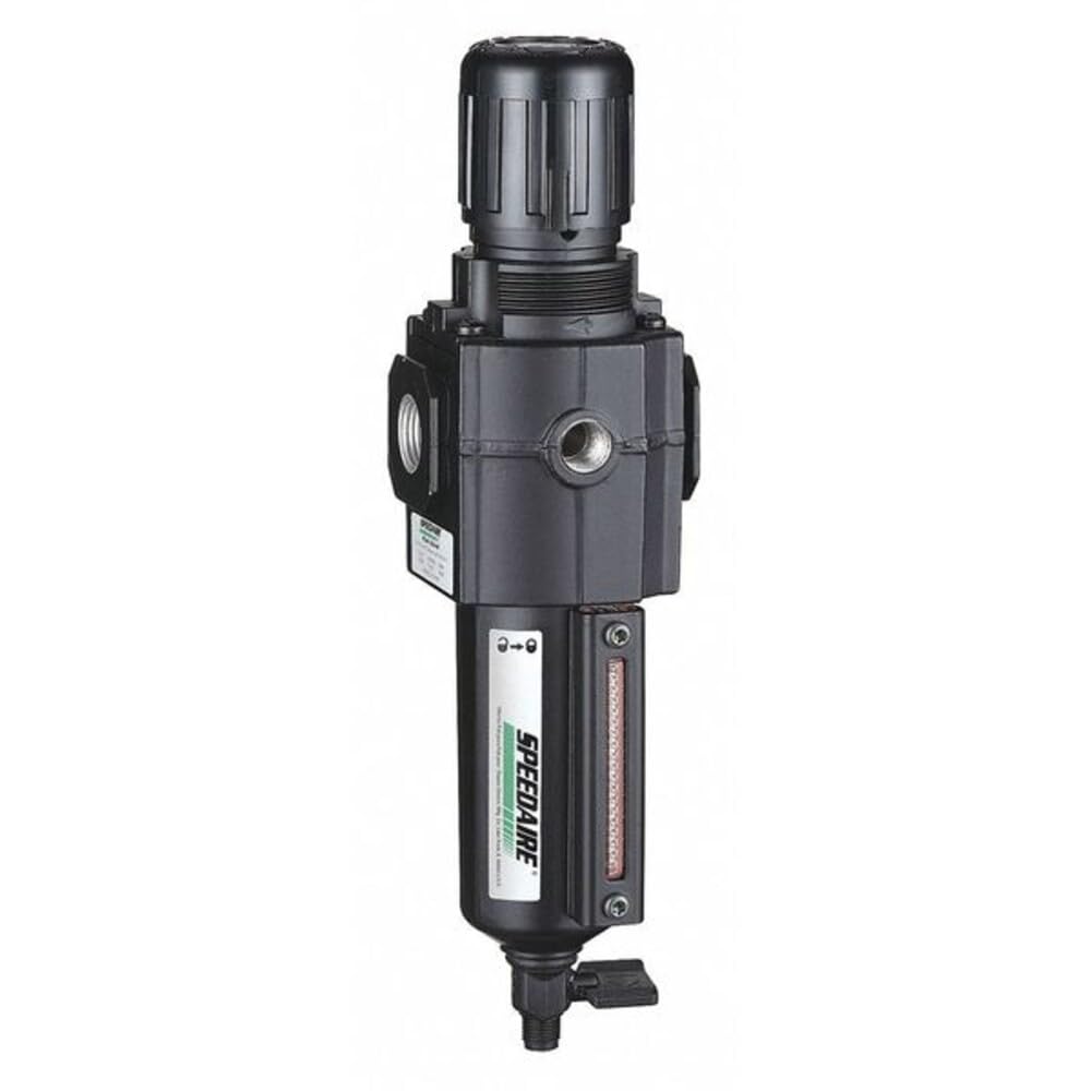 Speedaire Filter Regulator, 3/8" NPT, 120 CFM, 40 Micron