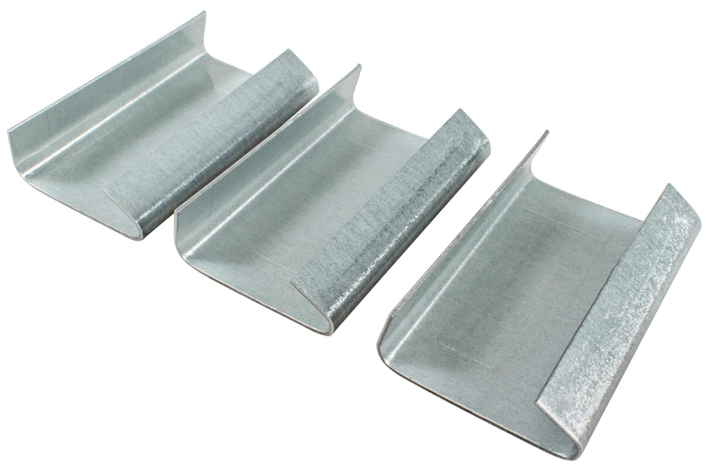 1-1/4" Open Seals for Steel Strapping, S114SO3, Box of 1,000, USA Made