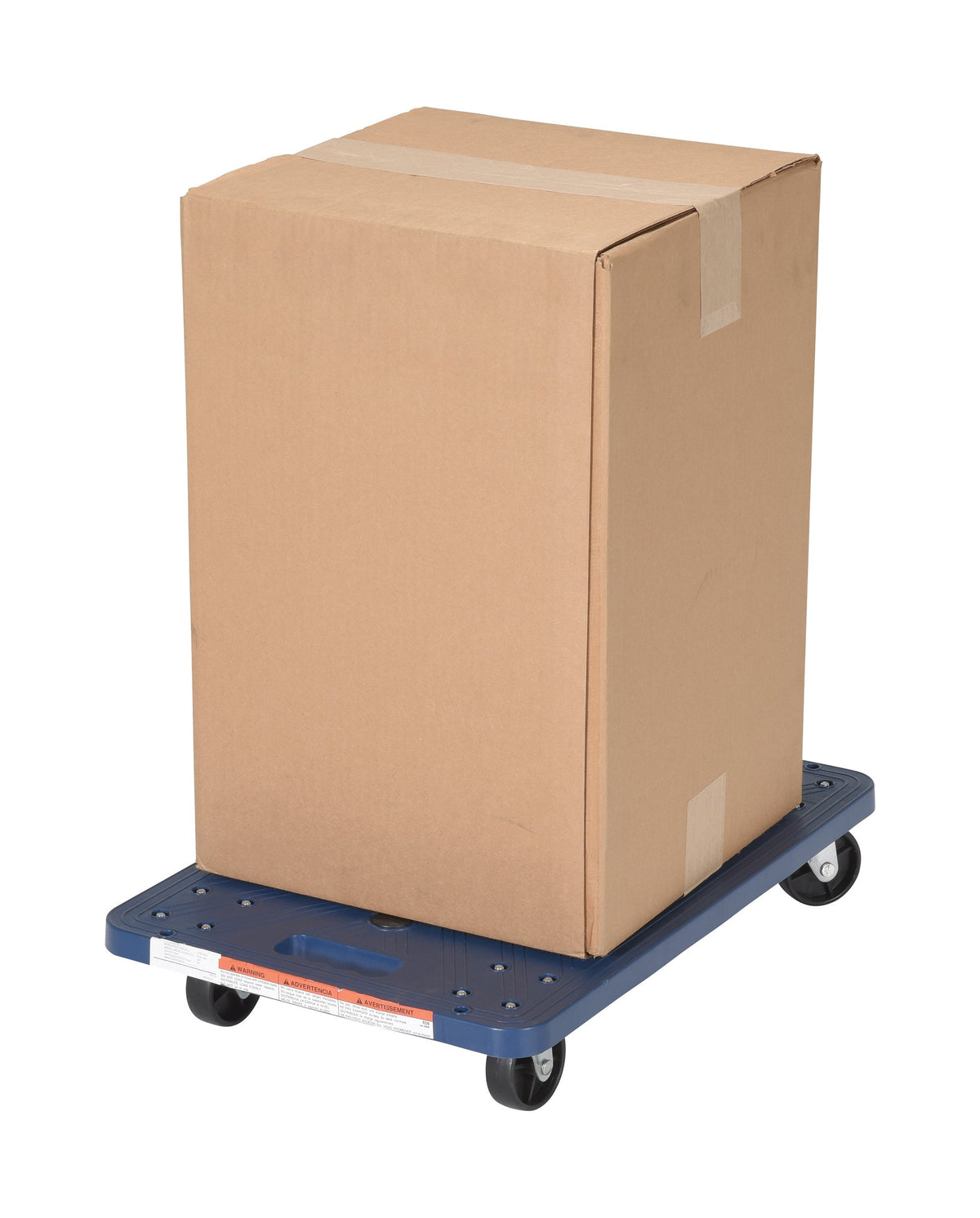 Vestil POS-1624 Polyethylene Dolly 24 In. x 16 In. x 4-7/16 In. 220 Lb. Capacity Blue