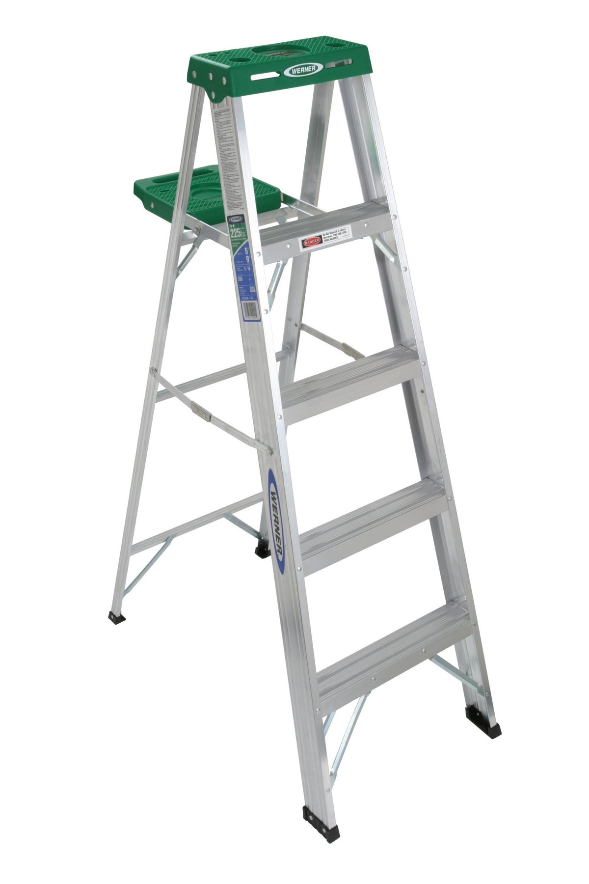 Werner 225-Pound Duty Rating Aluminum Stepladder