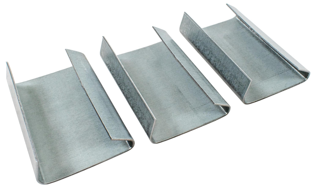 1-1/4" Open Seals for Steel Strapping, S114SO3, Box of 1,000, USA Made