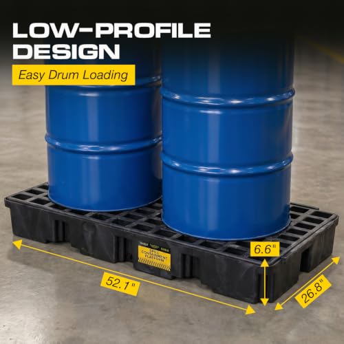 Eagle Modular Spill Containment Platform with Forklift Pockets, Secondary Containment, Made in USA