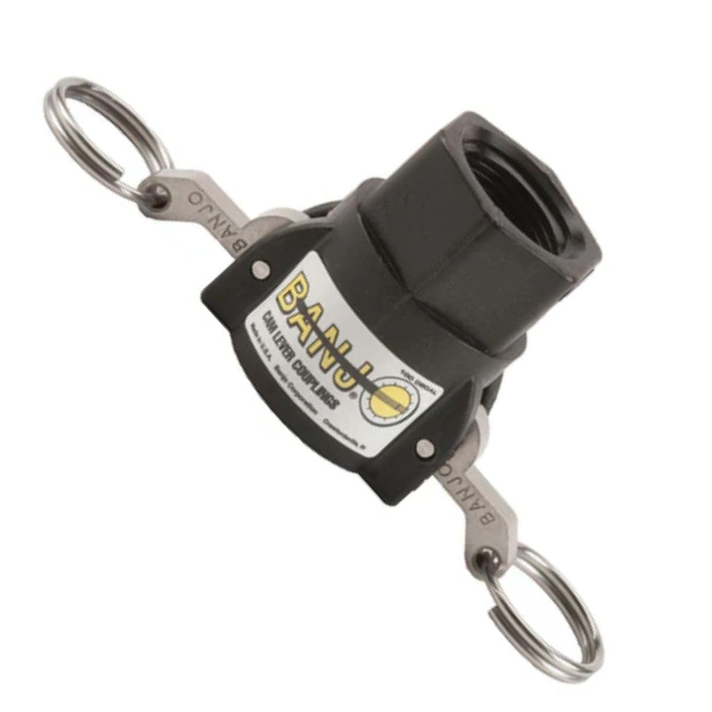 Banjo 200D 2" Poly Cam Lever Female Coupler, 2" Female NPT