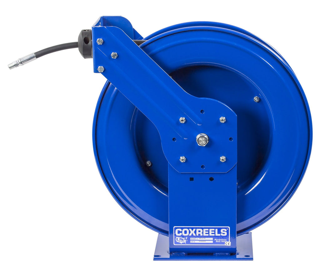 Coxreels THP-N Supreme Duty Spring Rewind Hose Reel for grease/hydraulic oil: 5000 PSI