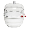Bel-Art Scienceware Polypropylene Bottom Space Saver Vacuum Desiccator