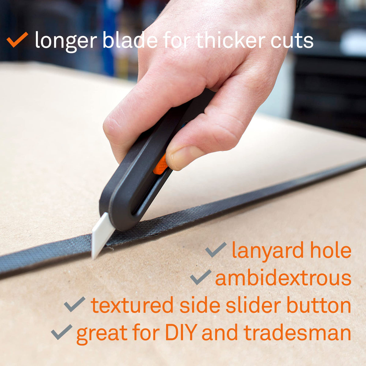 Slice 10560-CS 3" Extra Long Insulation Foam Tool, Designed for Foam Cutting, Finger Friendly
