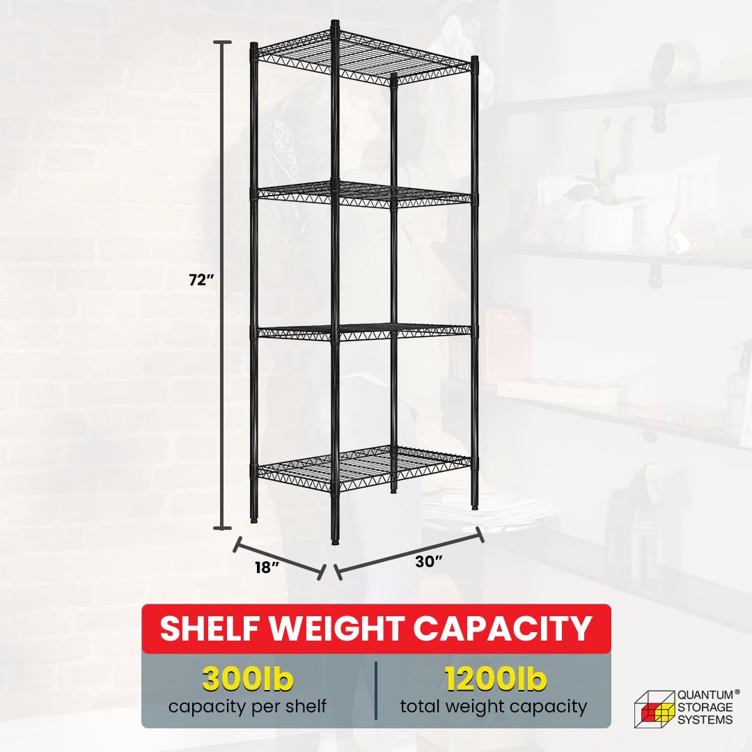 Quantum Storage Systems Wire Adjustable Shelves