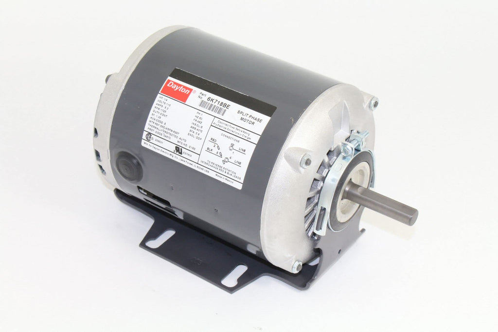 Dayton 1/4 HP General Purpose Motor,Split-Phase,1725 Nameplate RPM,Voltage 115,Frame 48Z