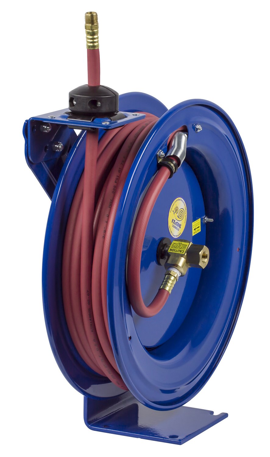 EZ-Coil Performance Safety Hose Reel, 300 psi, Hose Included, 1/4" Hose ID, 25' Length