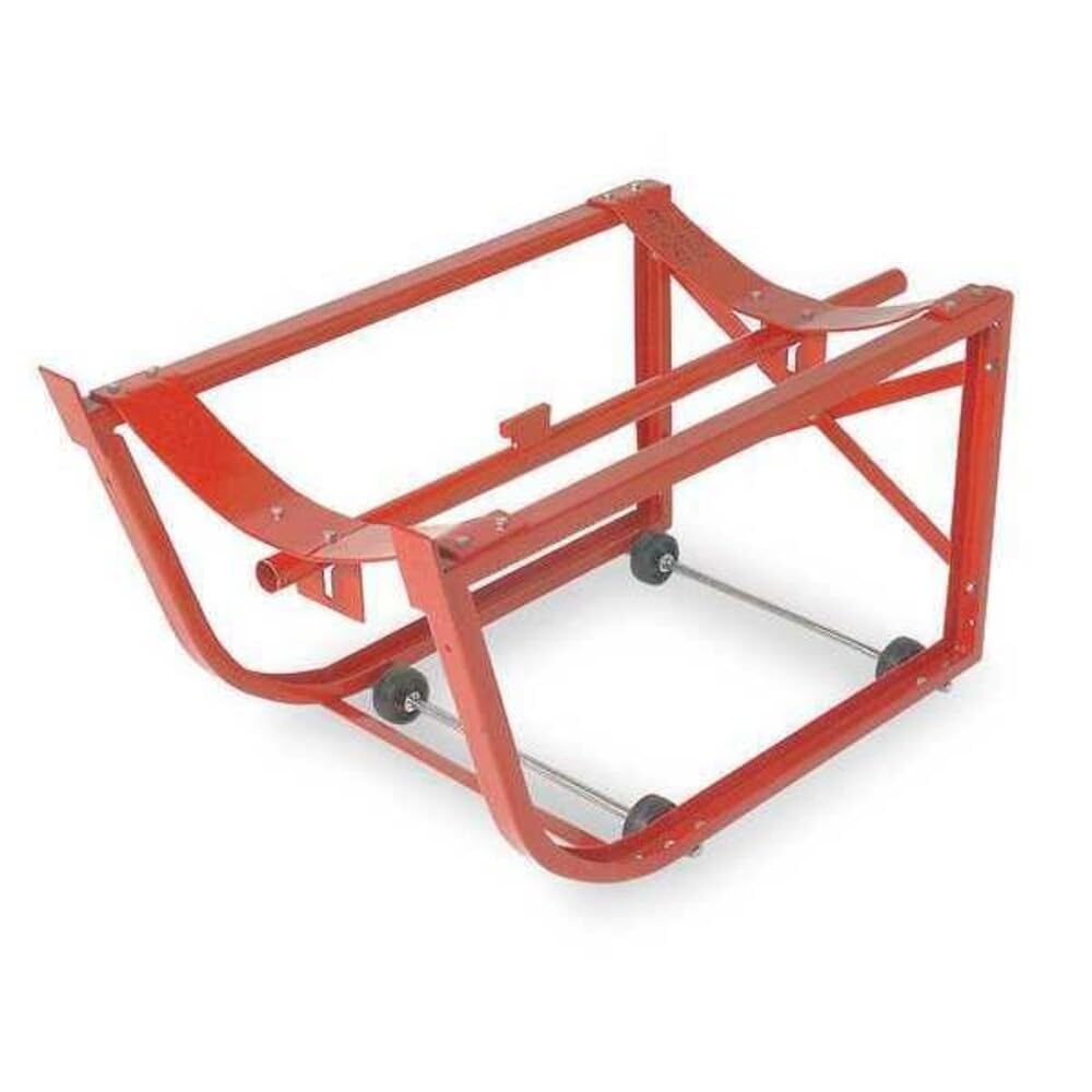Drum Cradle, 600 lb Capacity, 4 Rigid Casters
