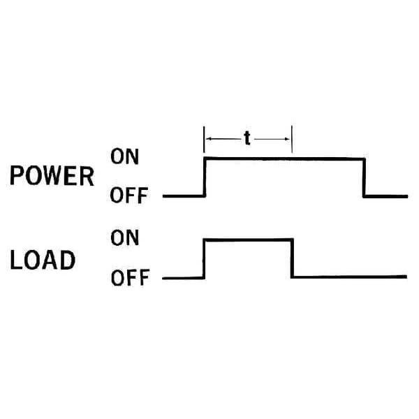 Dayton 1EGC1 Time Delay Relay, 120VAC/DC, 10A, DPDT, 3 Sec.