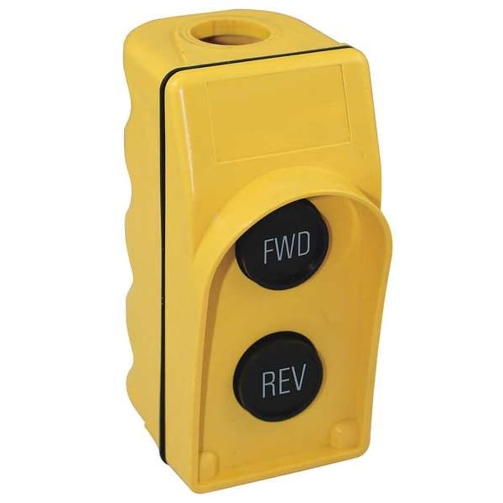 Dayton 20C806 Pendant Control Station, 2 Push Buttons, 2NO