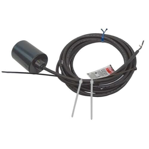 Dayton 6PNV7 Tether Float Switch, Wire Leads, 115/230VAC