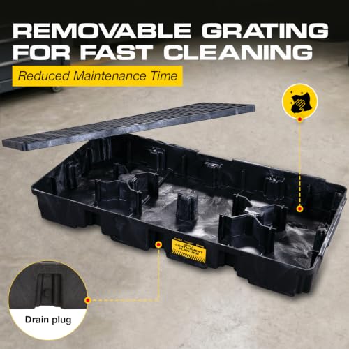 Eagle Modular Spill Containment Platform with Forklift Pockets, Secondary Containment, Made in USA
