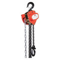 Manual Chain Hoist, 1000 lb., Lift 15 ft.