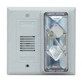 Horn Strobe, Clear, 4-1/2 In. H, 24VAC/DC