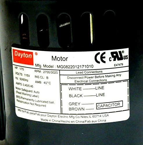 Dayton 1TDP3A Round OEM Blower with Flange