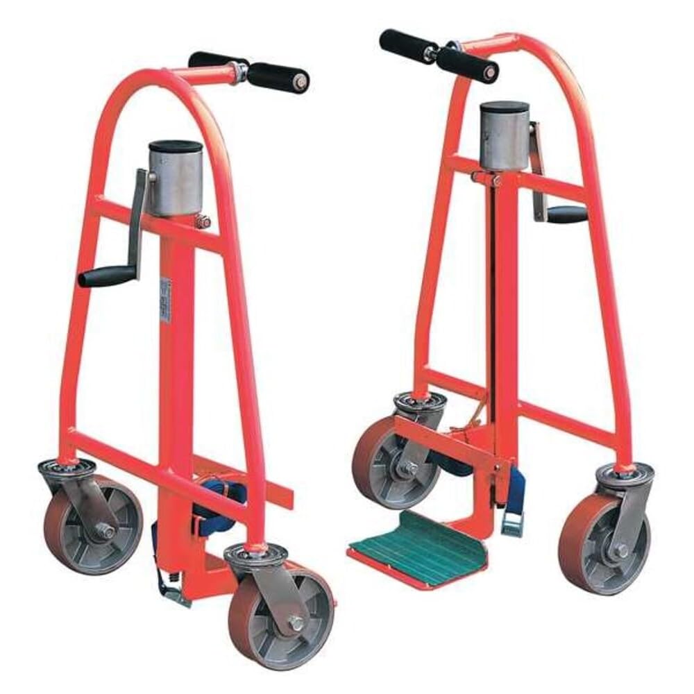Dayton 13V407 Machinery Mover, 1,300 lb Capacity, Pack of 2