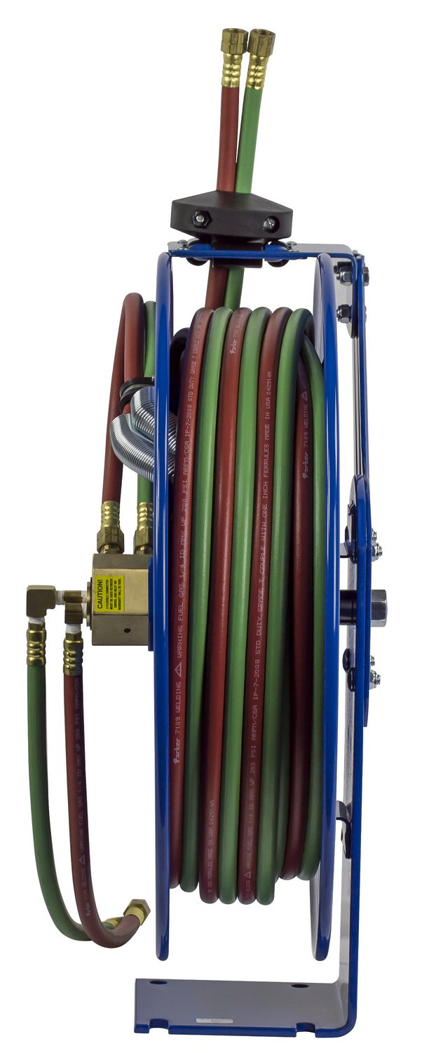 Coxreels Spring-Driven Welding Hose Reel with Hose
