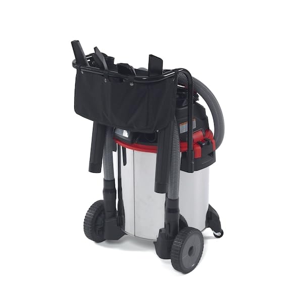 RIDGID 50353 1610RV Stainless Steel 16-Gal. Wet/Dry Shop Vacuum with Cart, 6.5 Peak HP