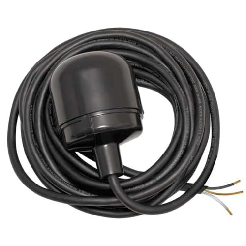 Dayton 6PNV7 Tether Float Switch, Wire Leads, 115/230VAC