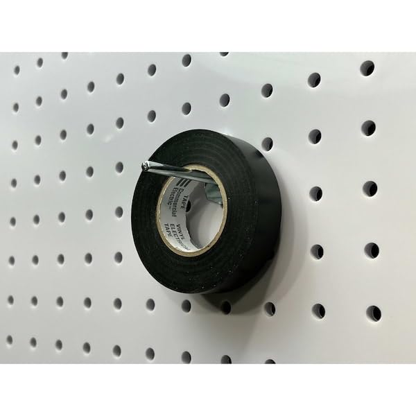 Triton Products Steel Pegboard Hooks - Heavy Duty Single Rod 10-Pack Durahook, Fits 1/8 Inch and 1/4 Inch Duraboards and Pegboards