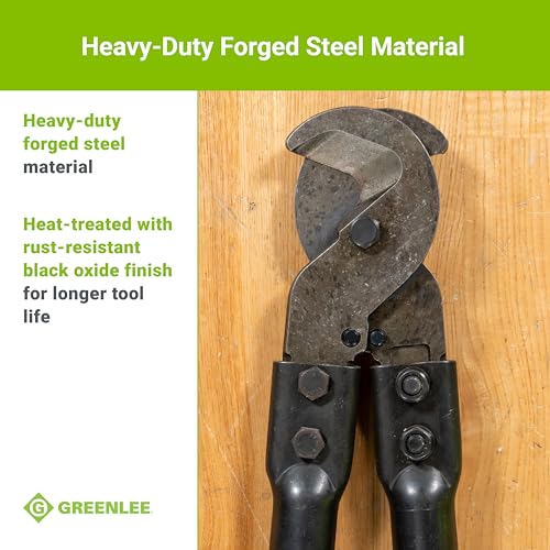 Greenlee 706 31-1/2" Heavy-Duty Cable Cutter for Copper, Aluminum, and Communications Cable
