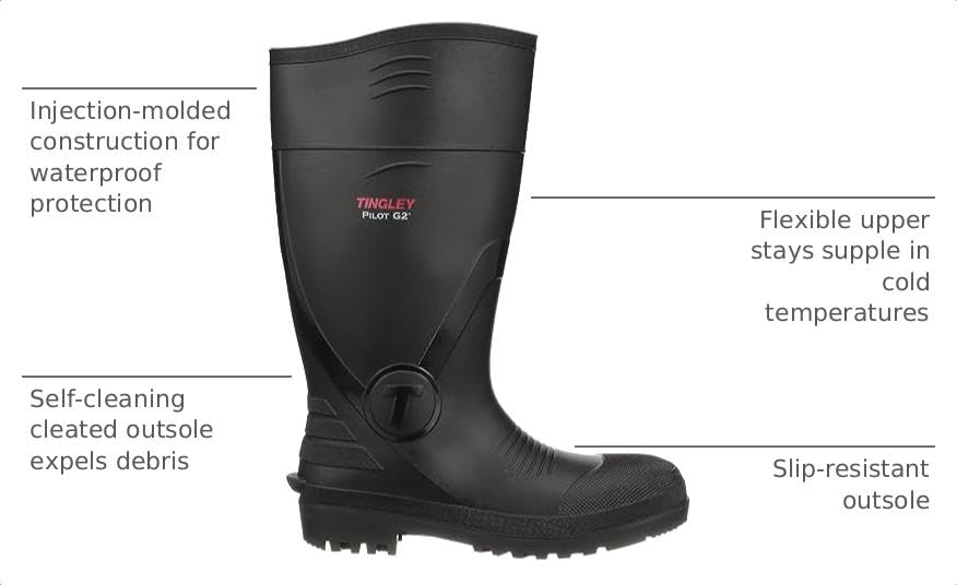 Tingley Pilot G2 Waterproof Boots, Unisex
