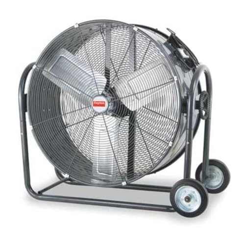 Dayton Standard Duty Air Circulator, Floor Mount, 30 in Blade Dia, 115V, 4,700/6,900 cfm, Non-Oscillating