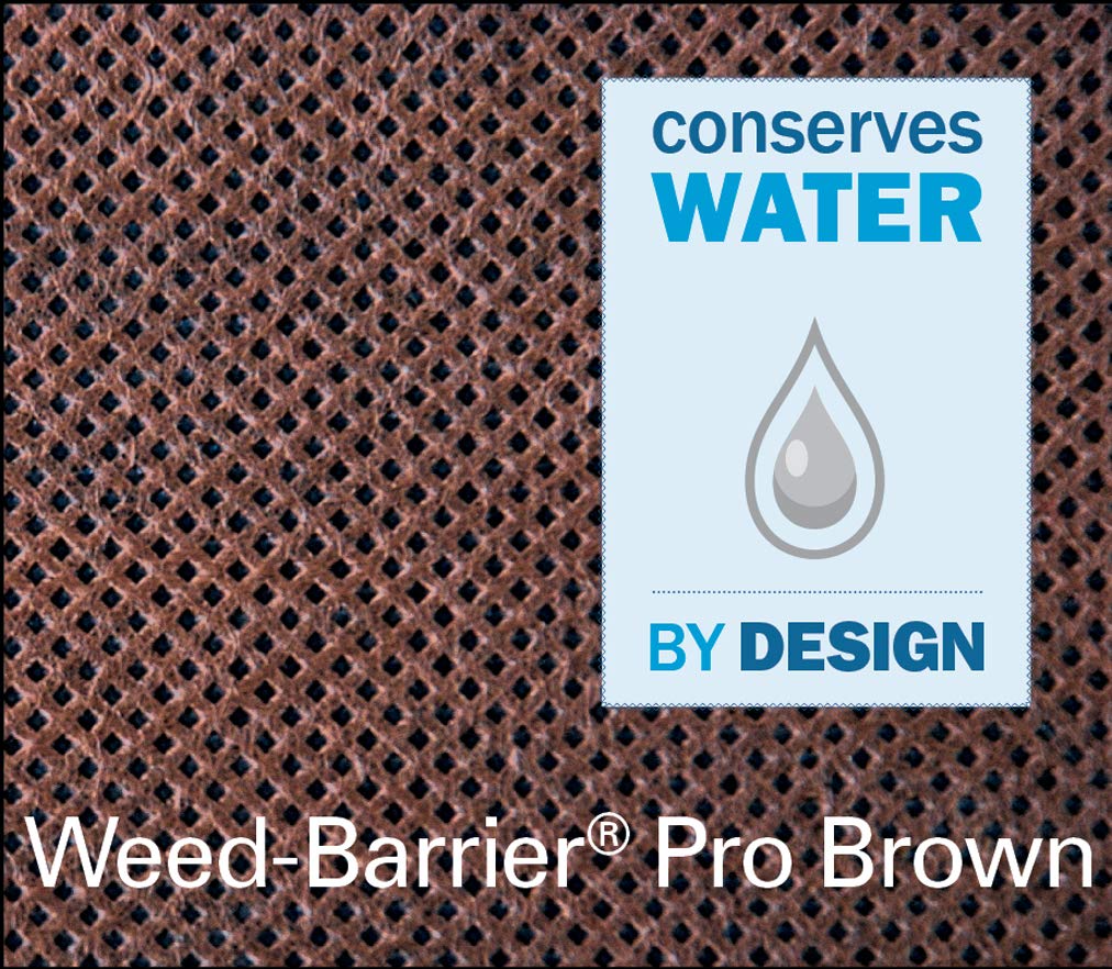Dewitt Brown 3-Foot by 50-Foot 3oz Weed Barrier Pro Landscape Fabric PBN350