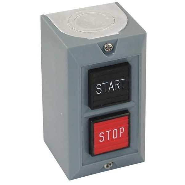 Dayton 20C793 Push Button Control Station, Start/Stop, 25mm