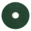 Global Industrial 13" Green Scrubbing Pad, 5/Case