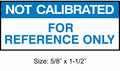 Calibration Label, ENG, Blue/White, PK350