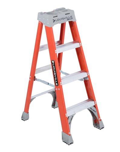 Louisville Ladder Fiberglass Step Ladder, 300-Pound Duty Rating