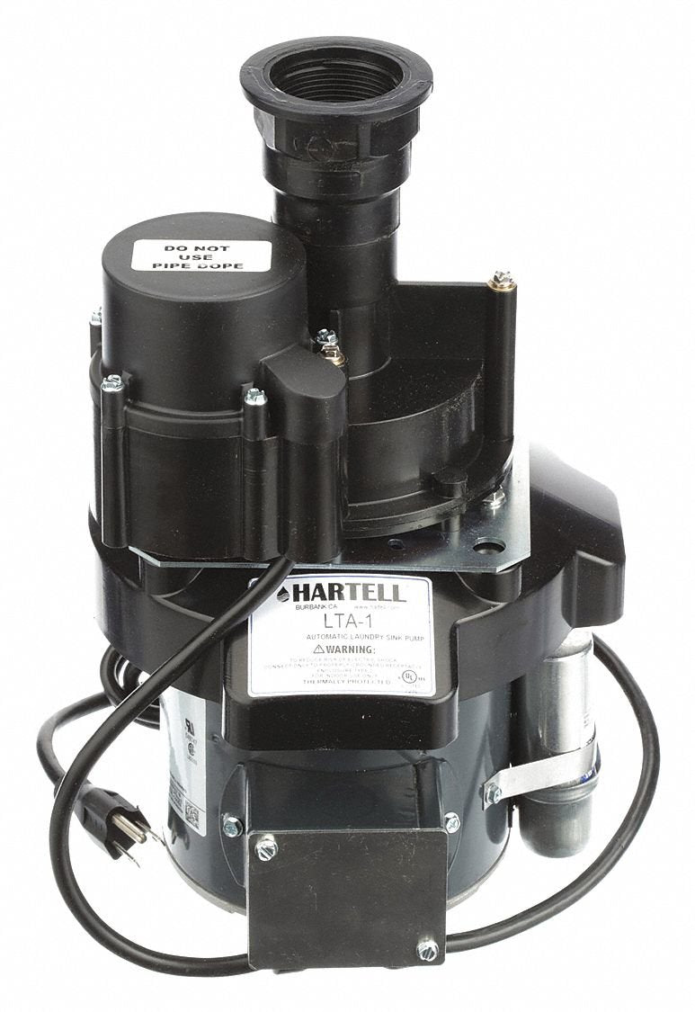 Laundry Tray/Sink Pump System, 1/8 HP