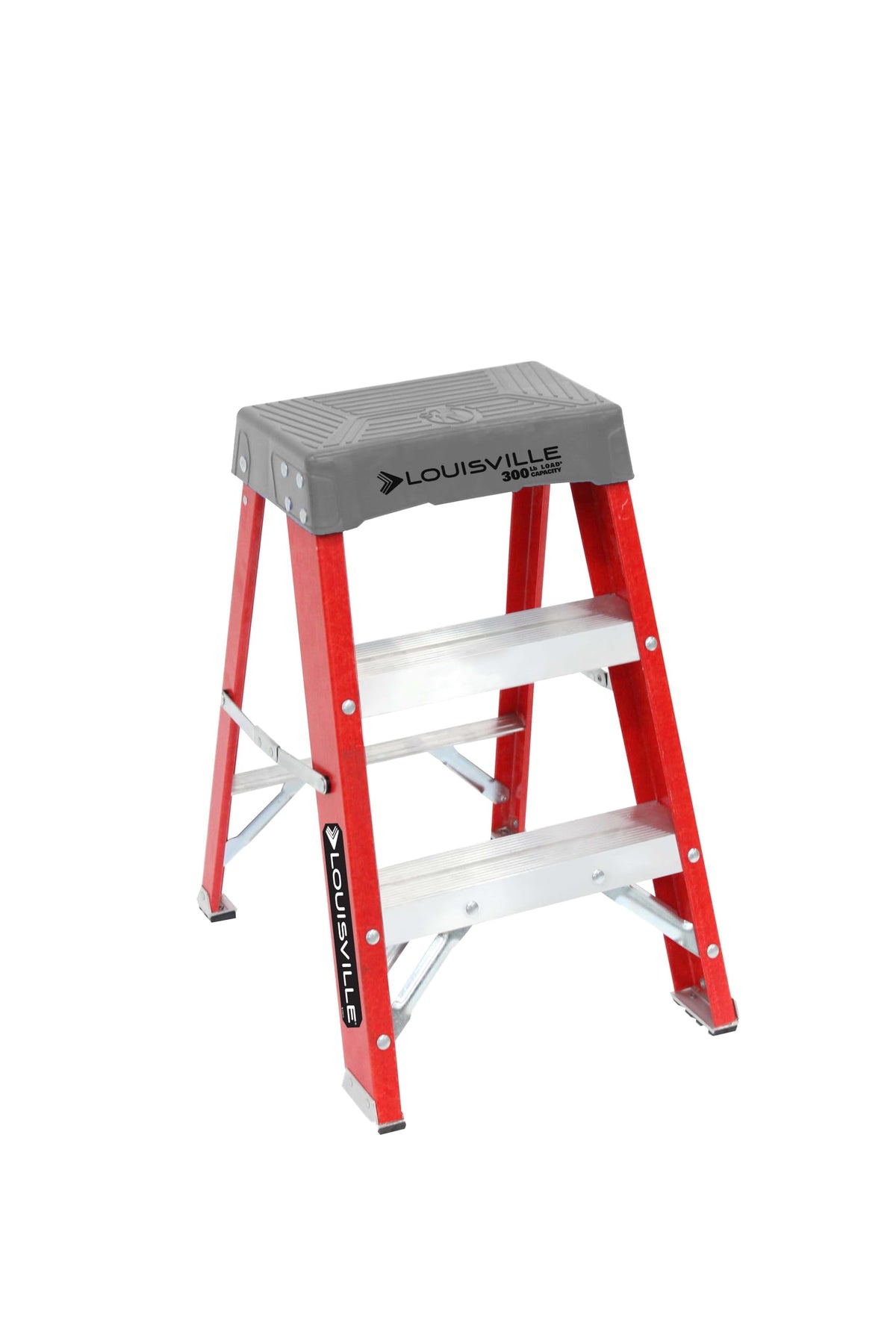 Louisville Ladder Fiberglass Step Ladder, 300-Pound Duty Rating